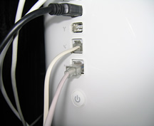 iMacモデムポート