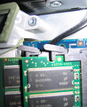 メモリ取り付け512MBフック