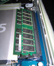 メモリ取り付け完了